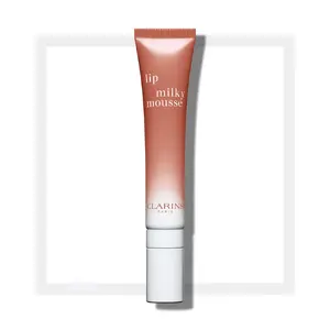 Lip Gloss Clarins Milky Mousse 06 Milky Nude, 10 ml — Coloring, Moisturizing, Nourishing
