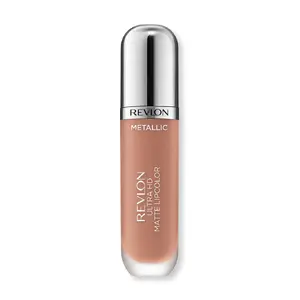 Жидкая помада REVLON Ultra HD Metallic Matte 715 HD Glow, 5.9 мл (коричневый)