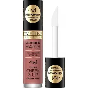 Šķidrās lūpu krāsas un vaigu sārtums 4‑1 Eveline Kolorówka Wonder Match 05 4,5 ml