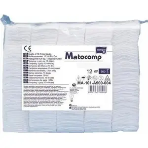 matopat Компрессы стерильные 5×5 см, 500 шт., 13N/12