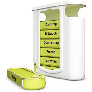 Pill organizer weekly box Sturm & Drang Weinberger model 46549 – compact 7-day medication tray