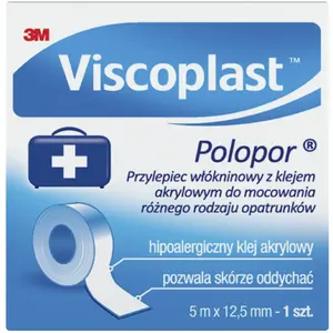 3M Viscoplast Polopor рулон из поролона 5 м x 12,5 мм – повязка для защиты ран и от давления