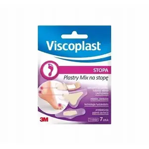 Пластыри для стопы Viscoplast Mix от Viscoplast, 3 размера, в конверте, 7 шт.