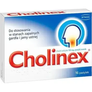 Леденцы Stada Cholinex для горла 16 таблеток, Stada Cholinex пастилки для горла 16 шт