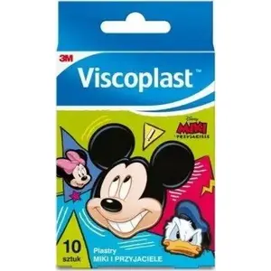 Bērnu plāksteri ar pārsēju SILA Myszka Miki (Mickey Mouse) — 10 gab., dažādi izmēri