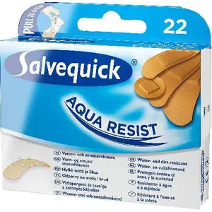 Plāksteri Salvequick Aqua Resist ūdensizturīgie, iep. 22 gab.