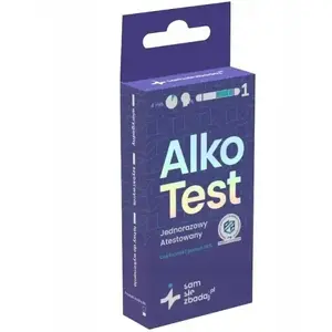 Vienreizējais alkohola tests Tzmo FARMABOL Alkotest 1 gab. — vienreizēja izelpā testa strēmele