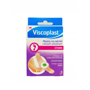 Пластырь от мозолей Viscoplast с салициловой кислотой 70 x 12,5 мм, 6 шт. — Viscoplast