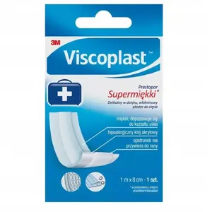 Пластырь для нарезки Viscoplast Prestopor сверхмягкий 8 см x 1 м белый