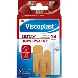 SILA Viscoplast universālais plāksteru komplekts, 24 gab.