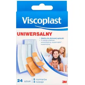Набор пластырей Viscoplast универсальный разных размеров, стерильные клеевые повязки