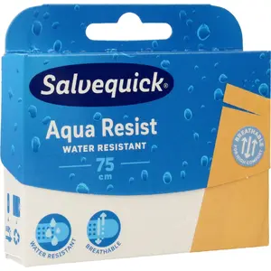 Plastīte Salvequick Aqua Resist griezumiem 75 cm, 1 gab.
