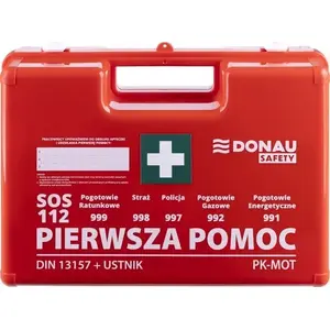 Аптечка Polska Firma Donau Safety DIN 13157 с мундштуком в коробке