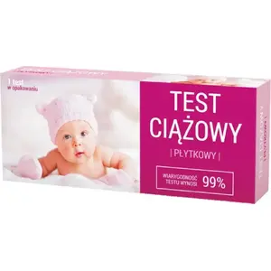 Grūtniecības tests sloksne Eurus Test ciążowy płytkowy no Eurus, vienreizējs ātrs urīna tests (MPN 38220000)
