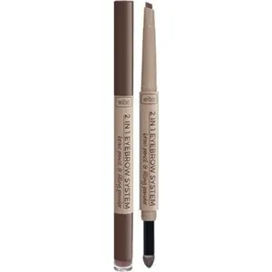 Eyebrow pencil and sponge 2‑in‑1 Wibo WIBO_2in1 — eyebrow makeup pencil with sponge applicator