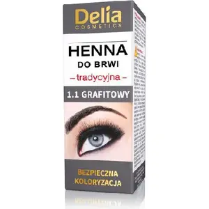 Eyebrow Henna Delia 1.1 Graphite, tinting paste for eyebrow shaping and coloring