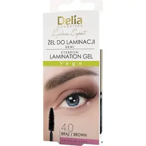 Гель для ламинирования бровей Delia Eyebrow Expert, коричневый, 4 мл