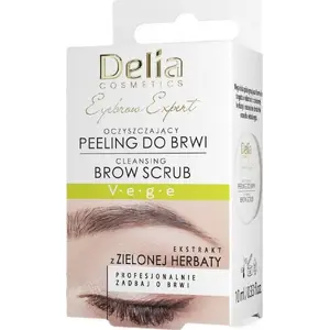 Delia Eyebrow Expert очищающий пилинг для бровей 10 мл