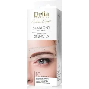 Набор трафаретов для бровей Delia Eyebrow Expert — 10 различных форм