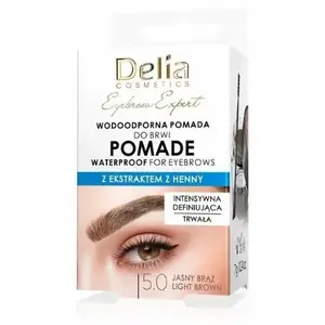 Eyebrow pomade Delia Eyebrow Expert 5.0 waterproof 7 g light brown