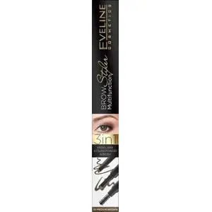Eveline Brow Multifunction Styler 3-in-1 eyebrow pencil 01 Medium Brown