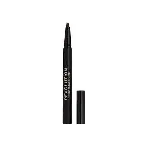Карандаш-лайнер для бровей Makeup Revolution Bushy Brow Pen Dark Brown 0,5 мл — средство для заполнения и укладки бровей