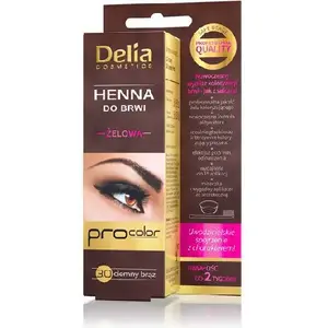 Uzacu henna želeja Delia 3.0 tumši brūna