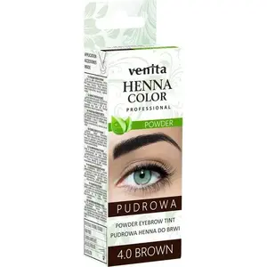 Пудровая хна для бровей VENITA 4.0 Brown 4 г — красящий порошок для бровей