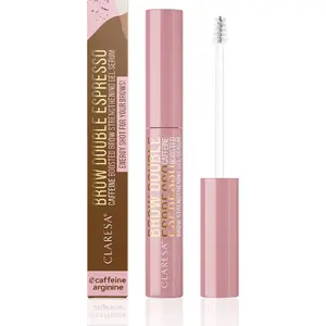 Укрепляющая гелевая сыворотка для бровей Claresa Brow Double Espresso с кофеином 6 г