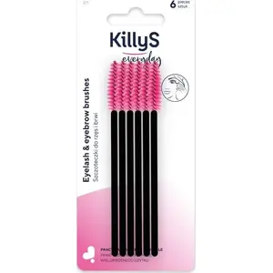 Brush set Kallos KILLYS eyelash and eyebrow brushes, 6 pieces