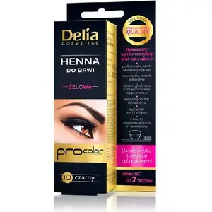 Uzacu hennas želeja Delia 1.0 melna