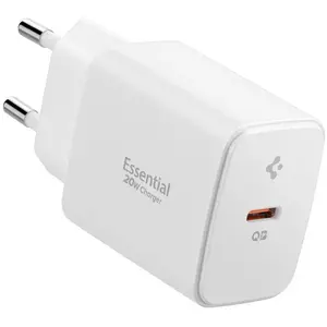 Power adapter Spigen Essential EE201EU 1-port USB-C 20W charger white