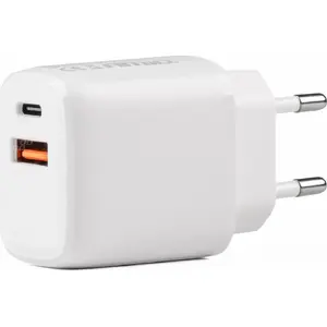 Power adapter Amio pro-09 USB + USB-C 20W Quick Charge 230V