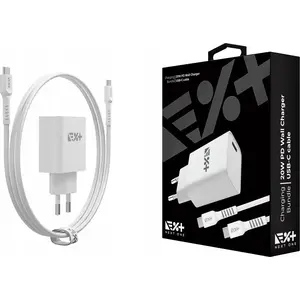 Сетевое зарядное устройство next one NEXT ONE 20W PD 1x USB-C с кабелем USB-C белое