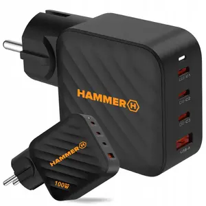 Power adapter MONROE HAMMER RapidCharge 100W USB-C PD fast charging