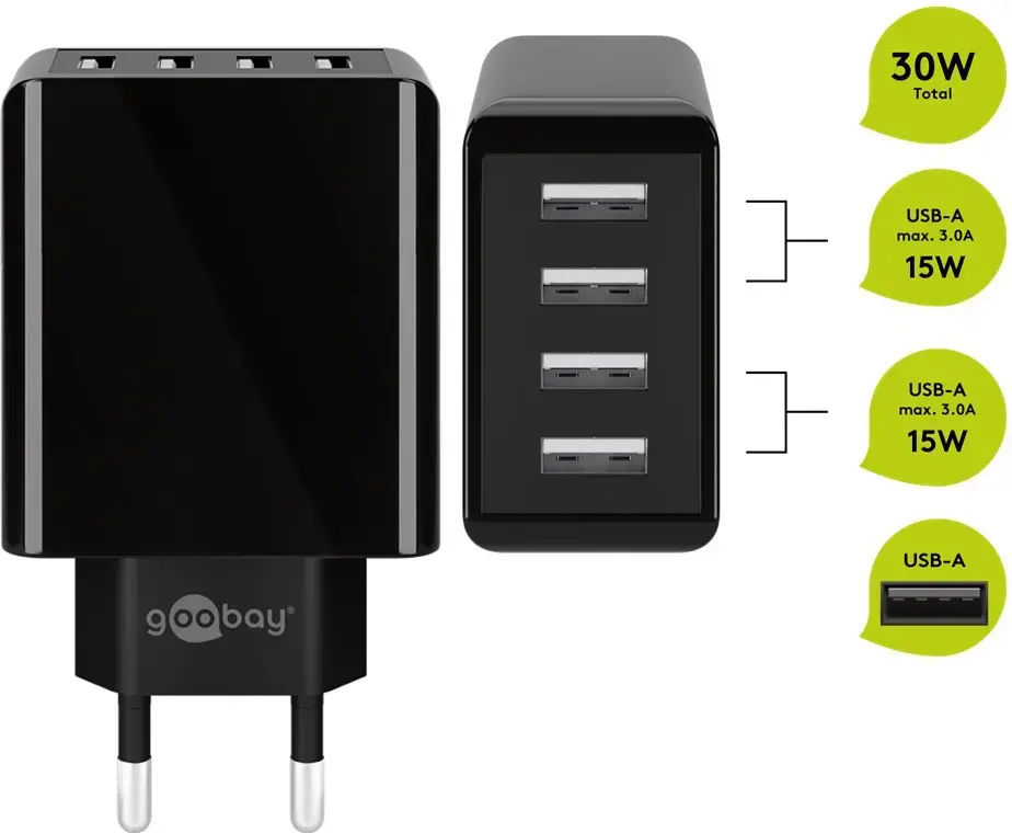 Triton 44953 universāls 4×USB lādētājs Photo 2