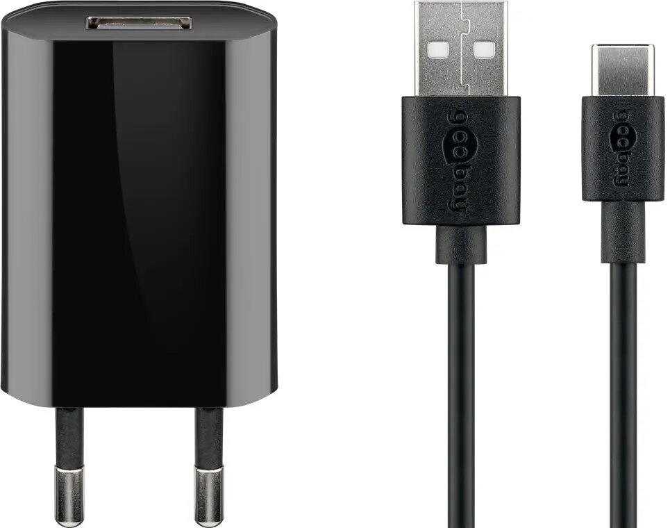 Goobay USB-C Lādētāju Komplekts 5W Maiņstrāvas