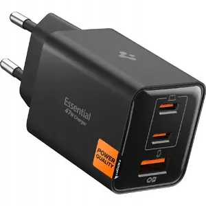 Wall charger Spigen Essential 47W EE473EU, black — USB power adapter 47W