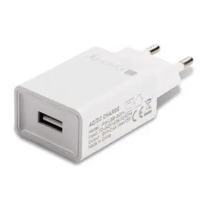 Wall USB-A Charger TECHLY TLY_362817 — 5 V 2.4 A (12 W), 1× USB-A, 110–240 V, indoor, white