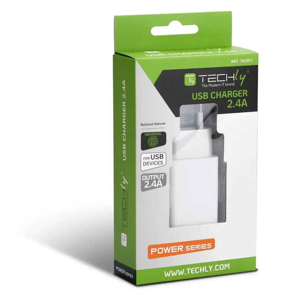 TECHLY USB‑A Wall Charger TLY_362817 Photo 2