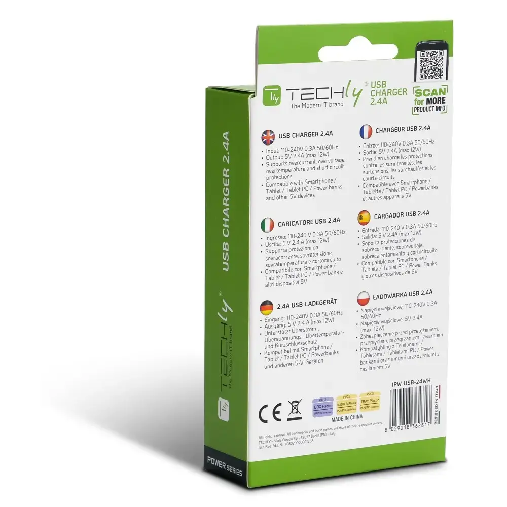 TECHLY USB‑A Wall Charger TLY_362817 Photo 8