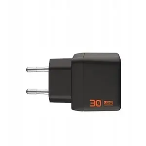 Сетевая зарядка No name SRGE Charger 30W, порты USB-C (PD) и USB-A, чёрный