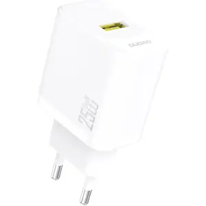 Сетевое зарядное устройство Dudao GaN 25W USB-A — 25W USB-A GaN, белое