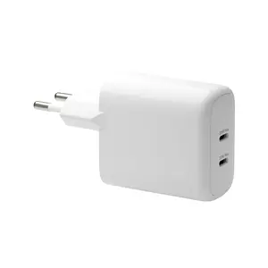 Wall Charger d bramante re-charge Pro 2x USB-C 20W, Indoor AC, White