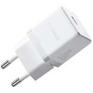 Зарядное устройство для мобильных устройств Baseus P10111602213-00 — сетевое AC универсальное 20 Вт USB-C, белое