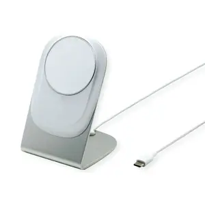 ROLINE 19.11.1016 mobile device charger — USB indoor wireless fast charging, 15 W, 1.5 m, Silver/White