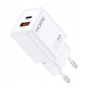 Charger Tiross M302 30W USB and USB-C, white