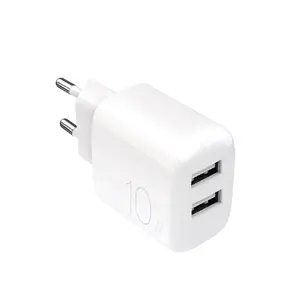 Сетевое зарядное устройство Vega PURO DAILY 2 USB-A 10W, для дома, AC, 2× USB-A, белое