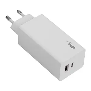 Auto USB ātrlādētājs Akyga AK-CH-20 — USB Type‑C 1 ports, maks. 20 V / 3 A, balts