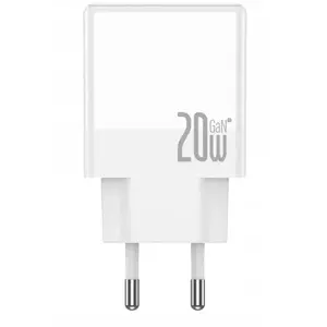 Зарядное устройство Jellico EU57 PD 20W — 1×USB-C (PD 20W) + 1×USB-A (QC3.0), белое